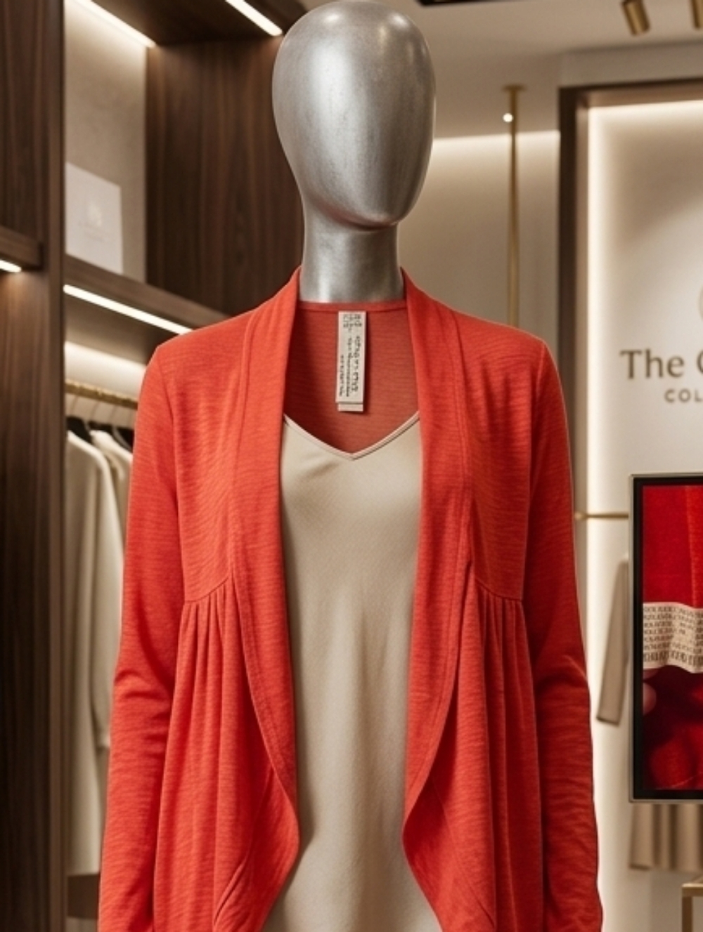 Ewa I Walla Vibrant Red Cardigan